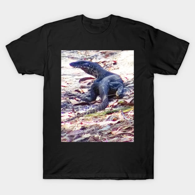 Goanna in the Bush! T-Shirt by Mickangelhere1